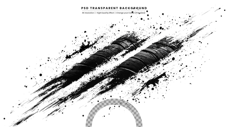 PSD gotas de tinta de acuarela grunge con espacio para copiar