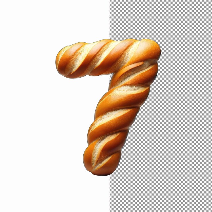PSD gourmet-brot nummer kunstwerk png