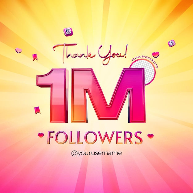 Gracias 1 millón de seguidores en Instagram
