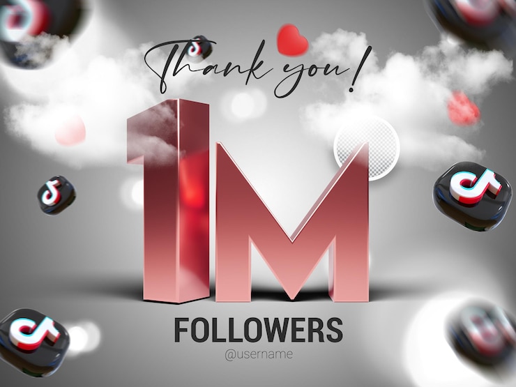 PSD gracias 1 millón de seguidores en tiktok psd