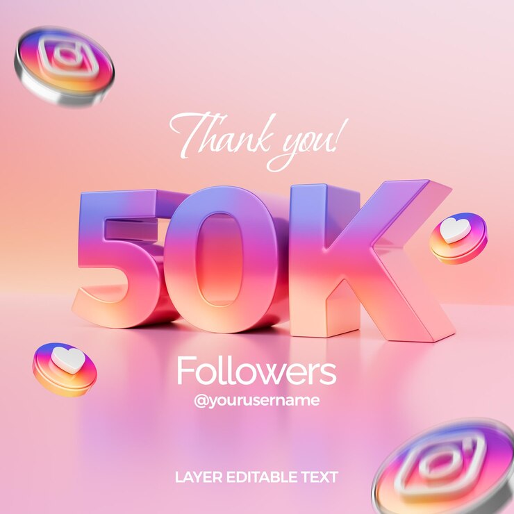 PSD gracias por los 50 mil seguidores en instagram