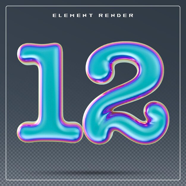Gradient 3D Nummer 12
