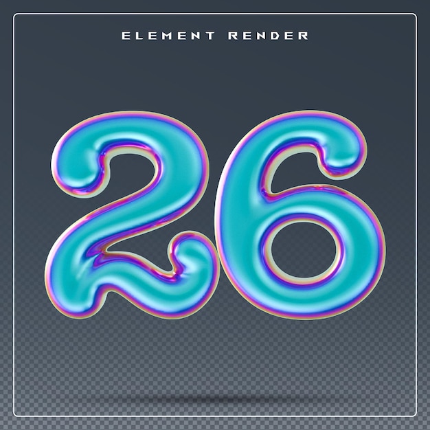 Gradient 3D Nummer 26