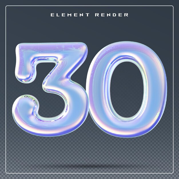 Gradient 3D Nummer 30