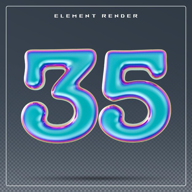 Gradient 3D Nummer 35