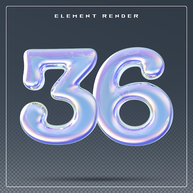 Gradient 3D Nummer 36