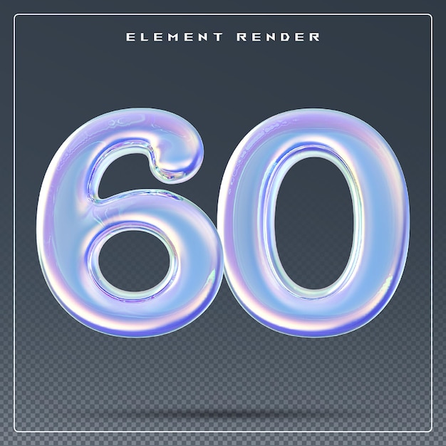 Gradient 3D Nummer 60