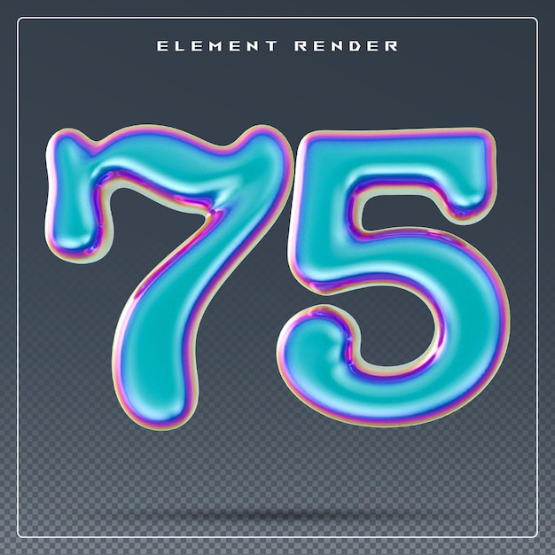 Gradient 3D Nummer 75