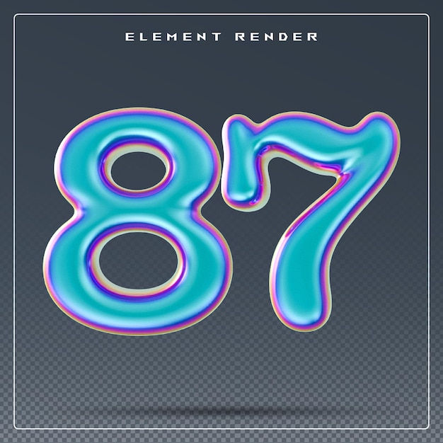 Gradient 3D Nummer 87