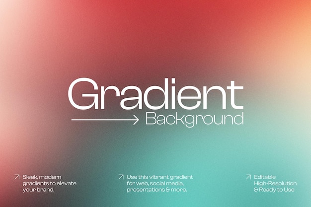 Gradient Background for Web Social Media and Presentations
