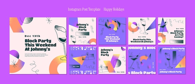 Gradient blocca i post di Instagram della festa