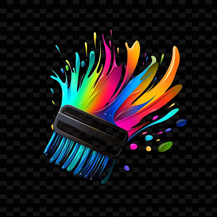 PSD gradient blurred y2k elements collection design moderno para obras de arte vibrantes e cativantes