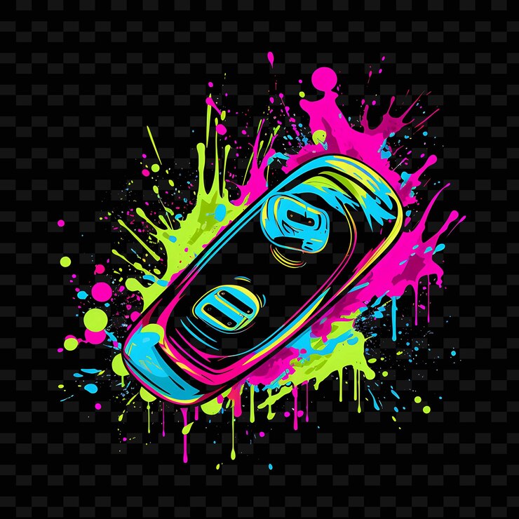PSD gradient blurred y2k elements collection diseño moderno para obras de arte vibrantes y cautivadoras
