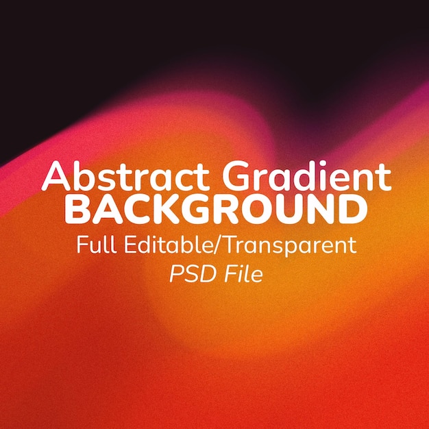 Gradient de bruit de fond abstrait contraste vibrant noir orange