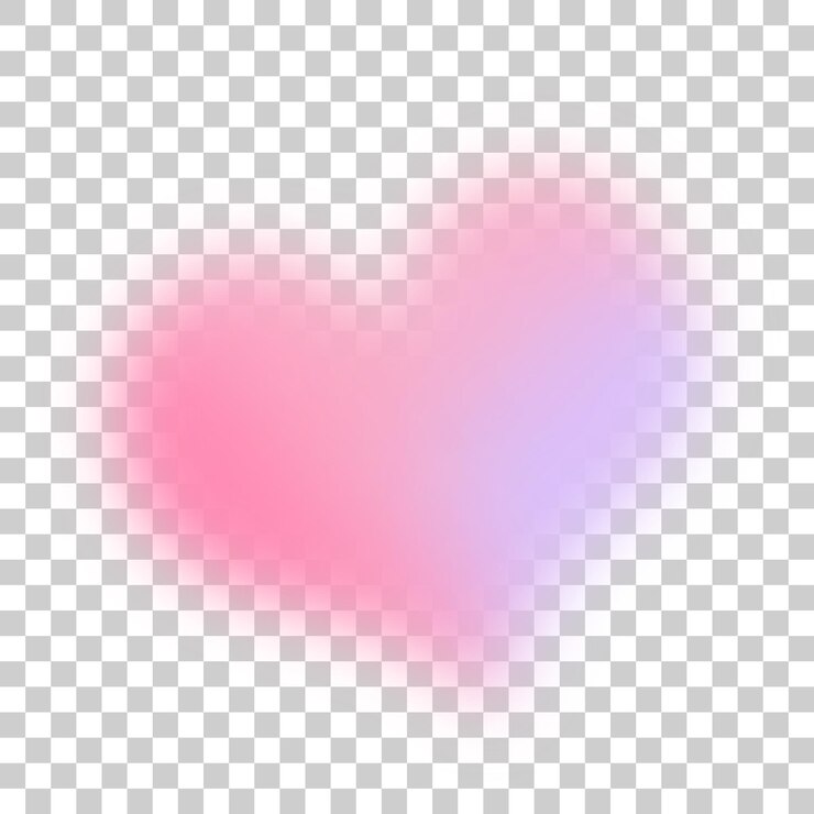 PSD gradient de cœur pastel doux