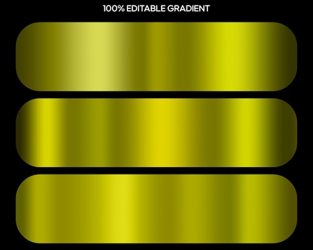 gradient jaune modifiable psd gradient métallique texture de fond dorée pour ruban de cadre de luxe
