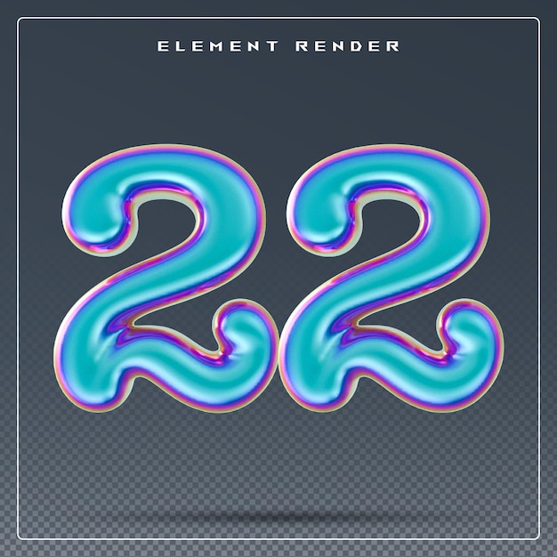 Gradiente 3D número 22