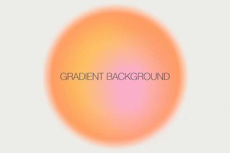 PSD gradiente de círculo abstracto con fondo neutro psd