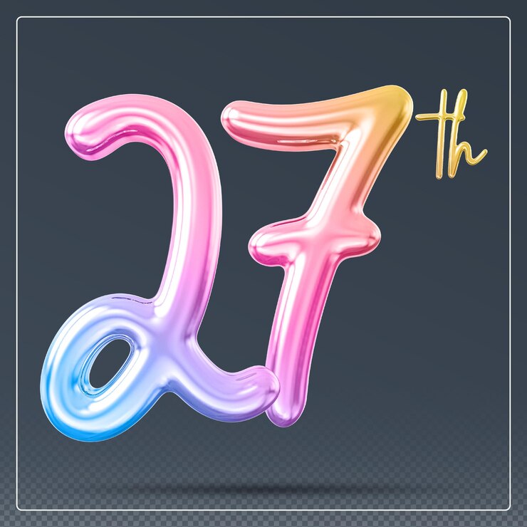 PSD gradiente numérico do 27o aniversário