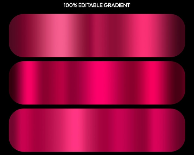 Gradiente rosa PSD gradiente rosa cosa paleta de cores Coleção de amostras de gradiente de cor rosa