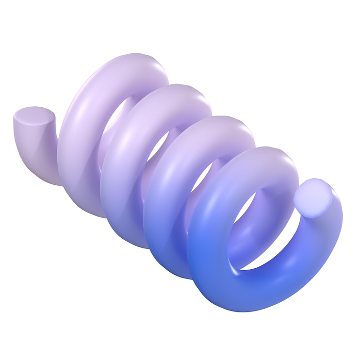 PSD gradiente texturizado forma de geometria de objeto 3d abstrato