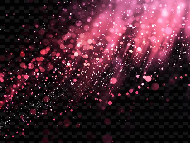 PSD gradual shining precipitation with slow smoke and pink energ png neon light effect y2k collection