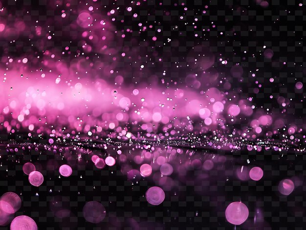 PSD gradual shining precipitation with slow smoke and pink energ png neon light effect y2k collection