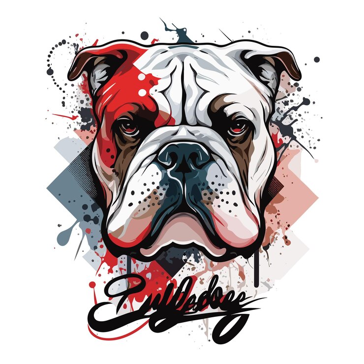 PSD graffiti peinture anglais bulldog inspiration créative art de rue urbain