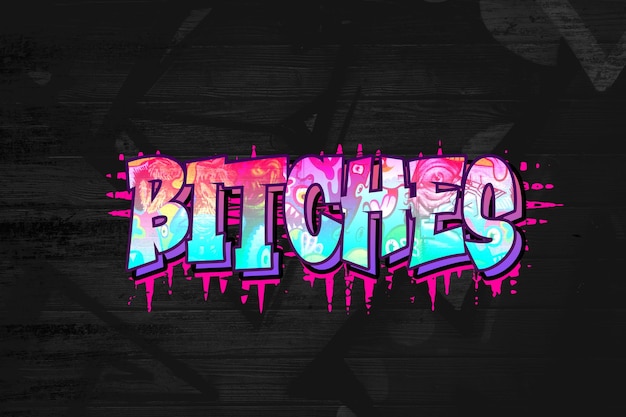 Graffiti Text effect