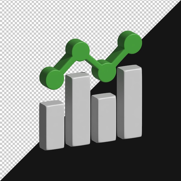 Grafico 3D e illustrazione grafica per le attività commerciali e analitiche