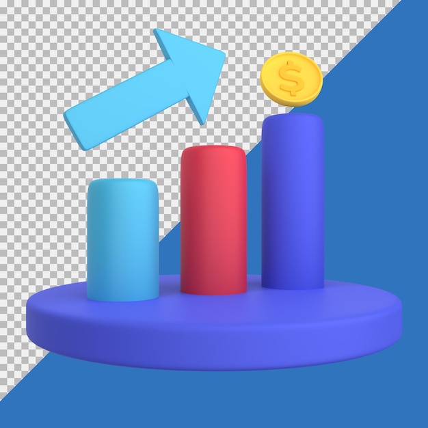 PSD gráfico 3d