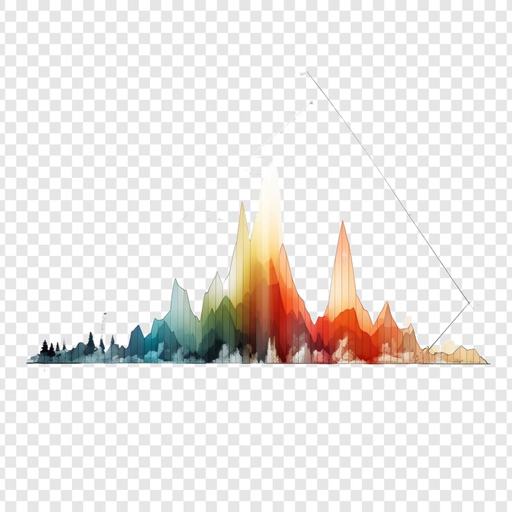 PSD gráfico aislado en un fondo transparente