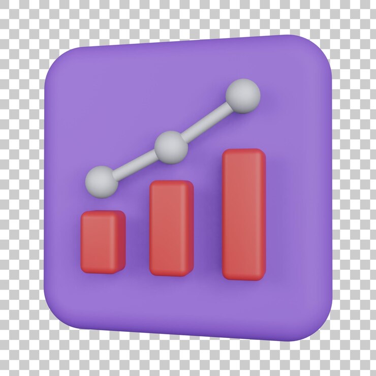 PSD gráfico de datos interfaz 3d