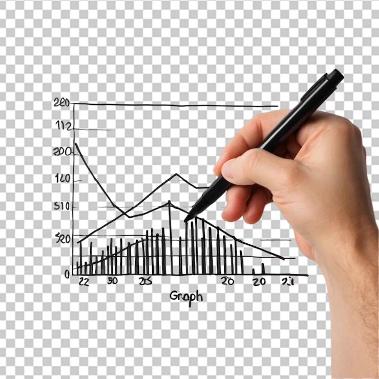 PSD gráfico de desenho à mão