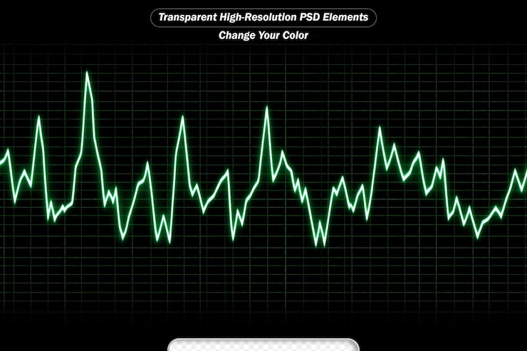 PSD grafico dell'impulso luminosolinea del battito cardiaco
