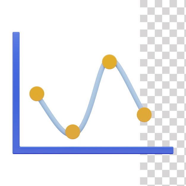 PSD un gráfico con una línea azul y una línea amarilla con la palabra datos.