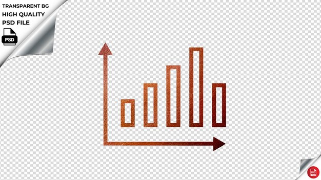 PSD gráfico en línea taba cuero psd transparente