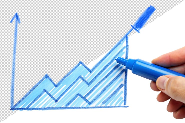 PSD grafik digambar tangan yang diisolasi dengan latar belakang putih