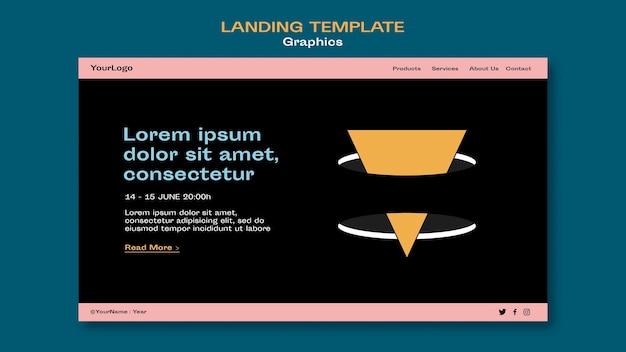 PSD grafik-landingpage