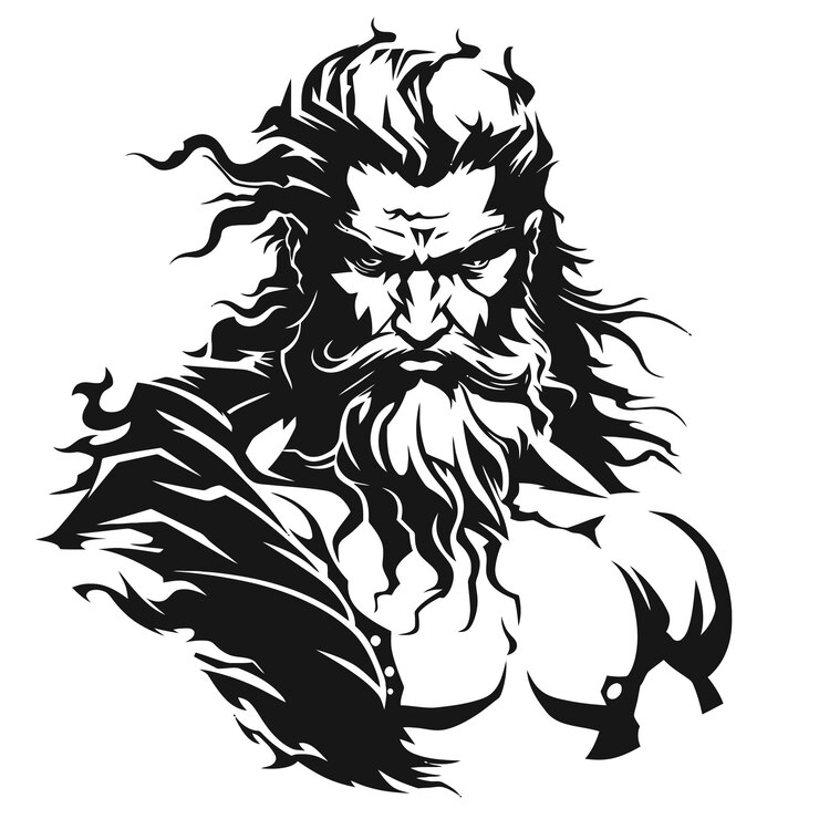 PSD la gran obra de arte delineada por zeus el negro