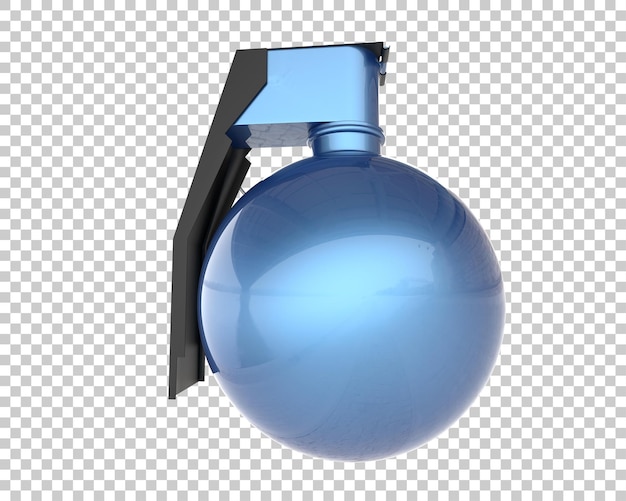 PSD granada aislada en el fondo ilustración de renderización en 3d