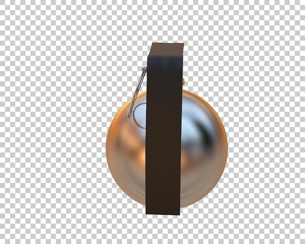 PSD granada aislada en el fondo ilustración de renderización en 3d