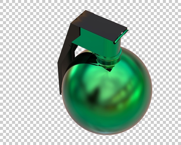 Granada aislada en el fondo ilustración de renderización en 3d