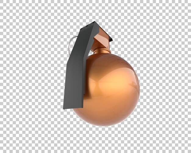 PSD granada isolada no fundo ilustração de renderização 3d