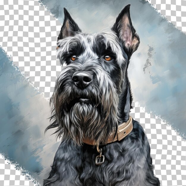 Grand Fond Transparent Canin Schnauzer