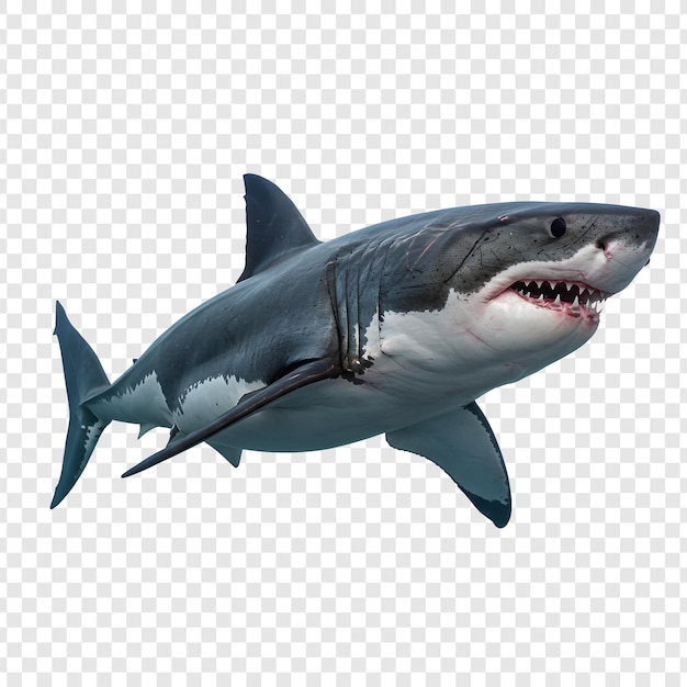 Le grand requin blanc dans l'océan