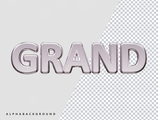 PSD grand vecteur 3d illustration transparente