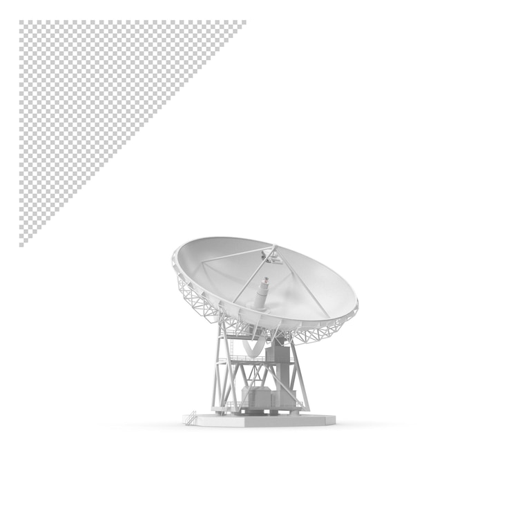 PSD grande antena parabólica png