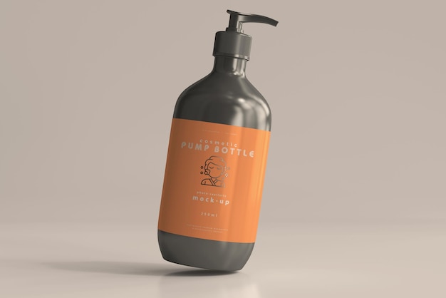 Grande bottiglia della pompa Mockup