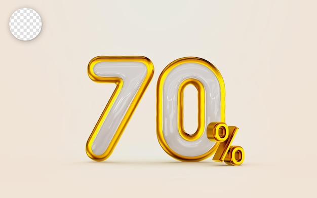 grande vendita sconto del 70 percento offerta designato in marmo bianco con bordo dorato concetto di rendering 3d